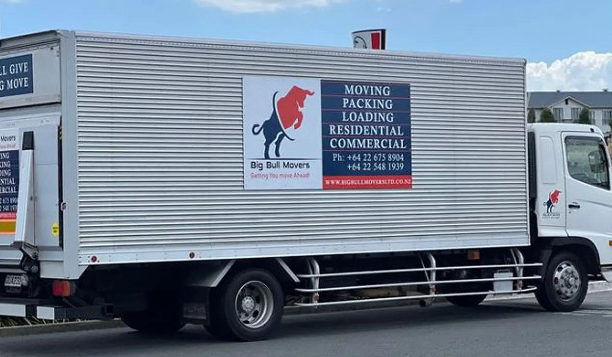 Big Bull Movers fleet – professional moving trucks Auckland